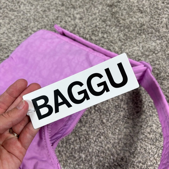 Baggu Peony Mini Nylon Shoulder Bag - Picture 5 of 7